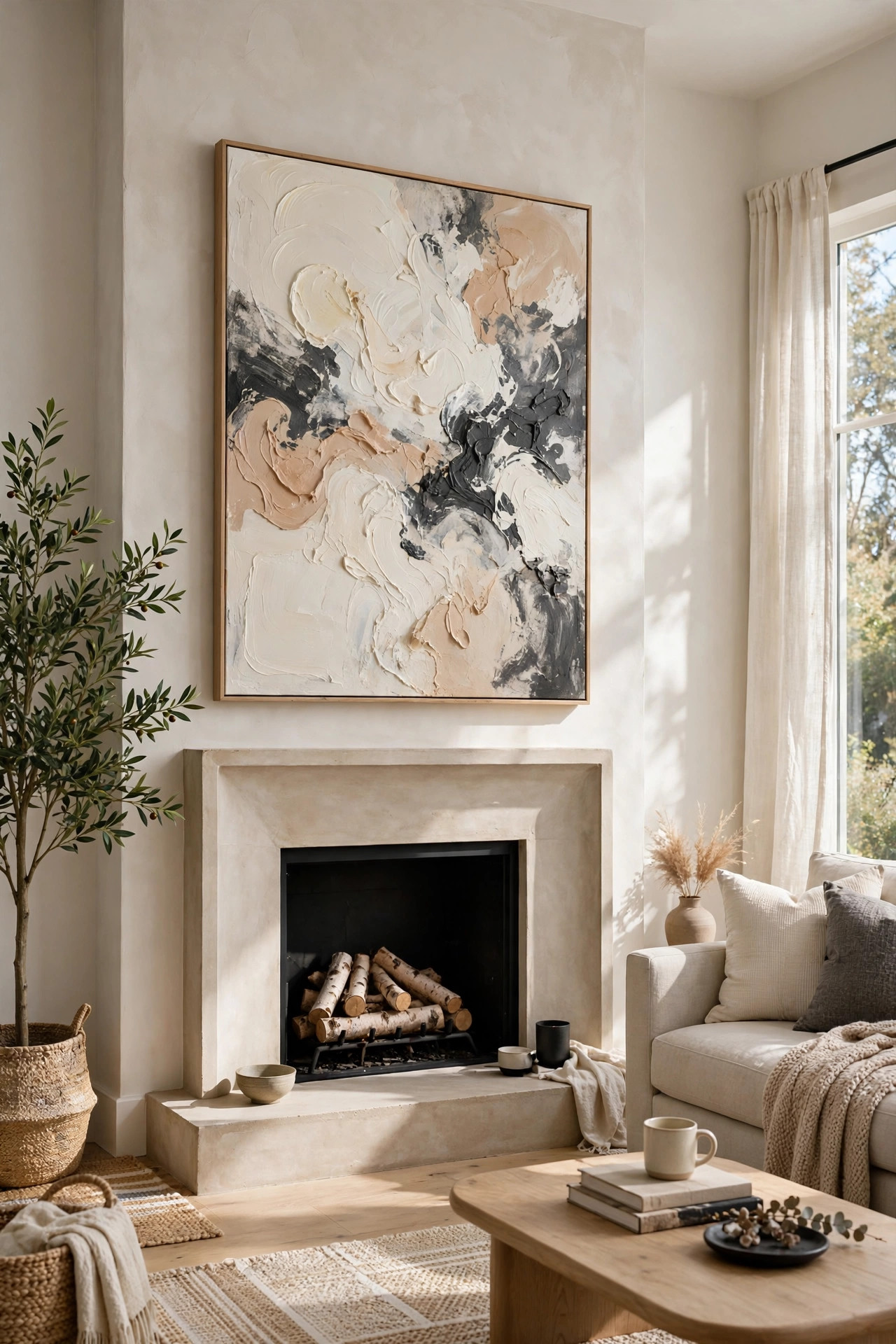 22 DIY Wall Art Ideas Anyone Can Make 11 Abstract Sponge Painting