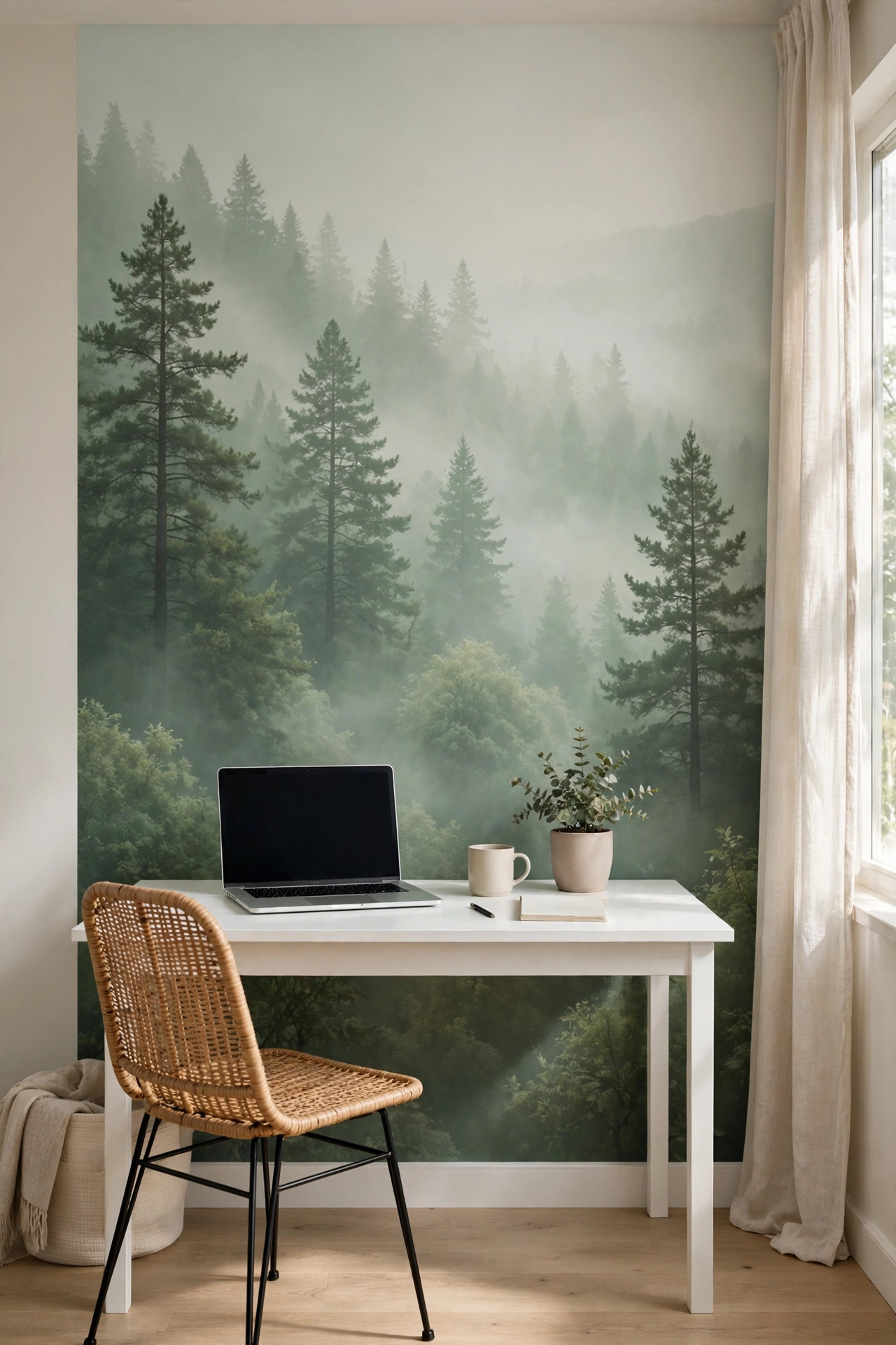 18 Accent Wall Ideas That Aren't Just Paint 11 Oversized Photo Mural
