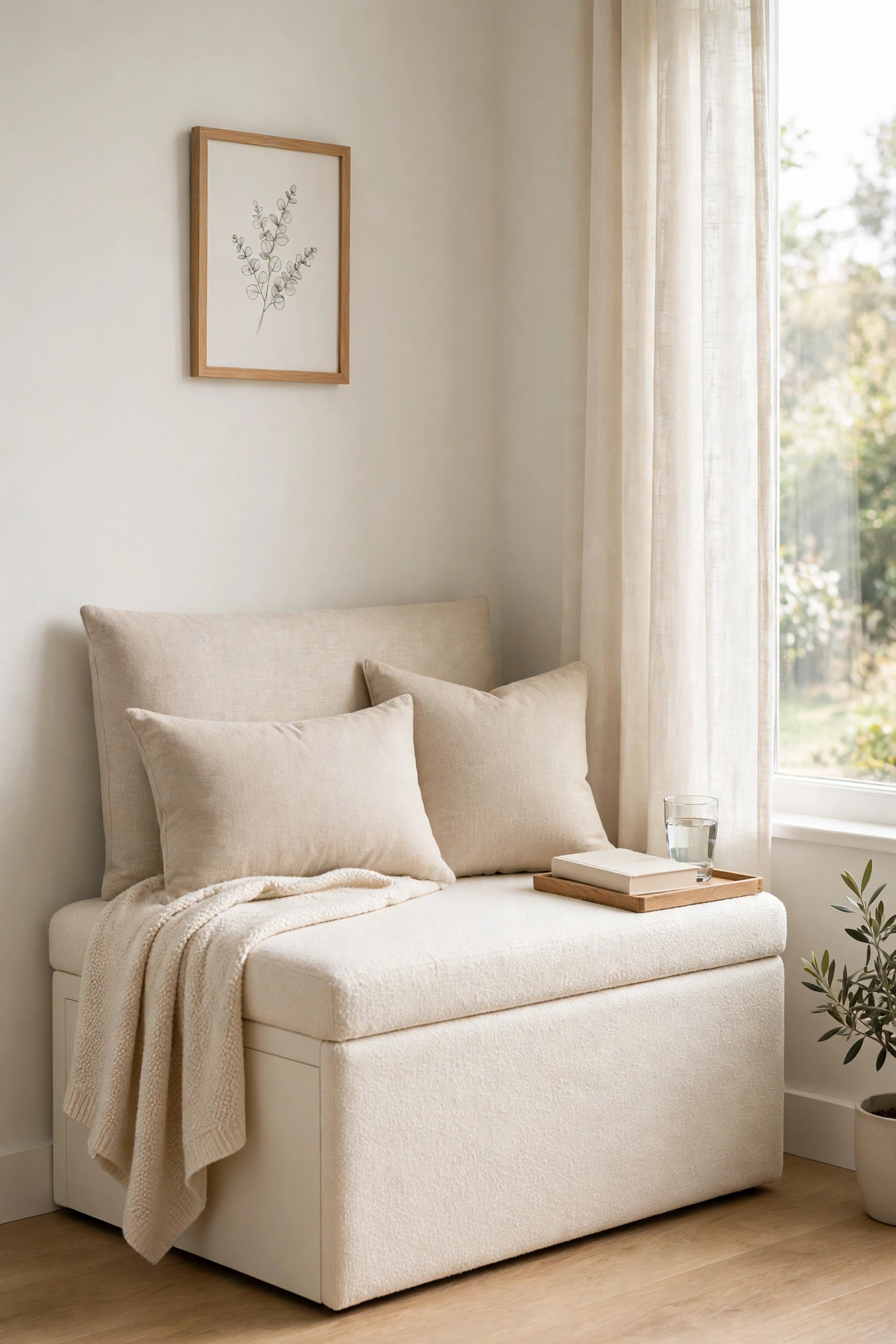 Bedroom Corner Bench