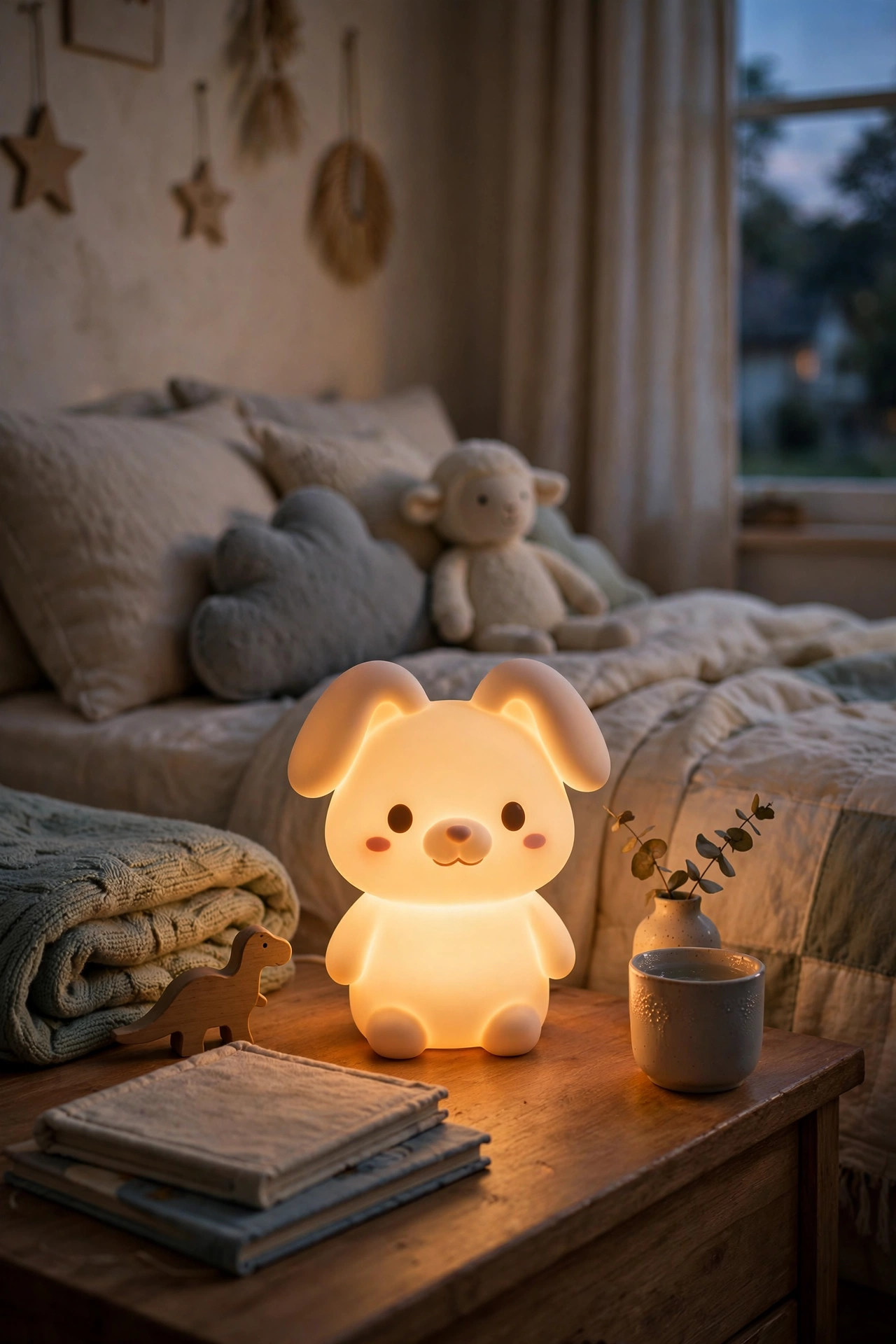 Animal night light glowing