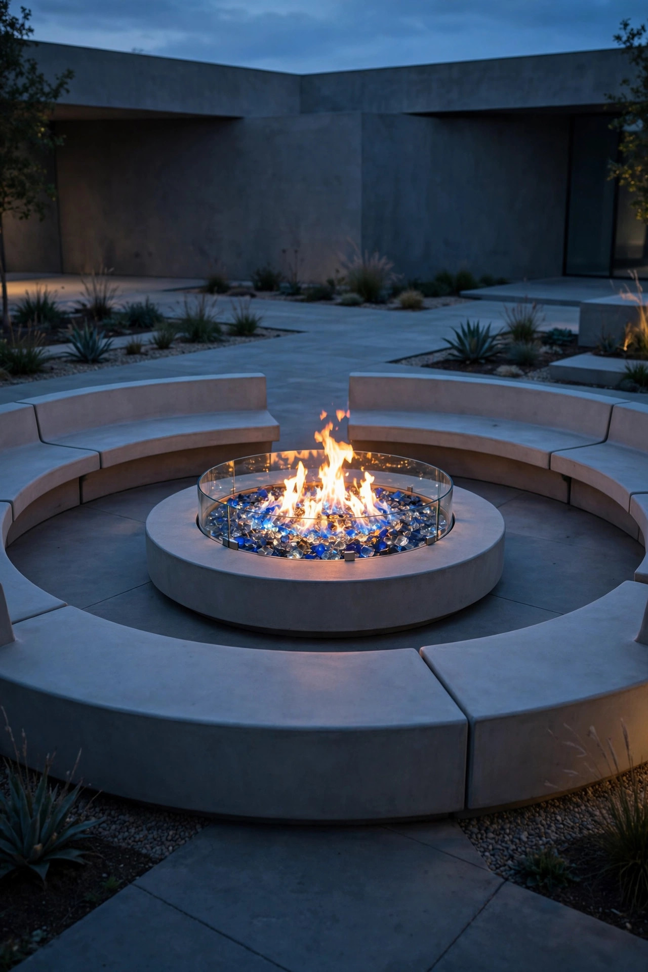 Fire Glass Seating Ring