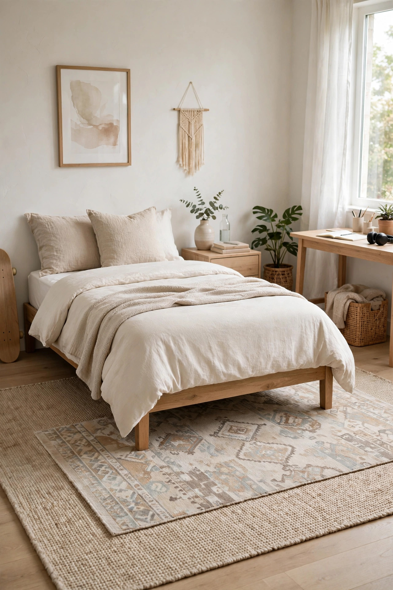 17 Teen Bedroom Ideas That Feel Grown-Up 13 Layered Rug Styling