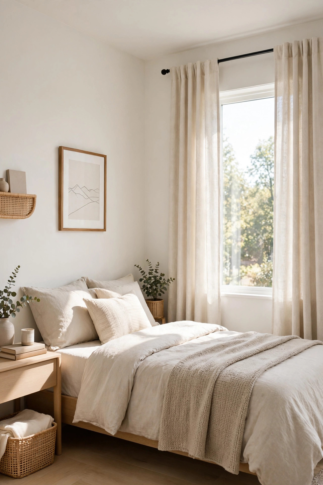 17 Teen Bedroom Ideas That Feel Grown-Up 14 High Hung Curtains