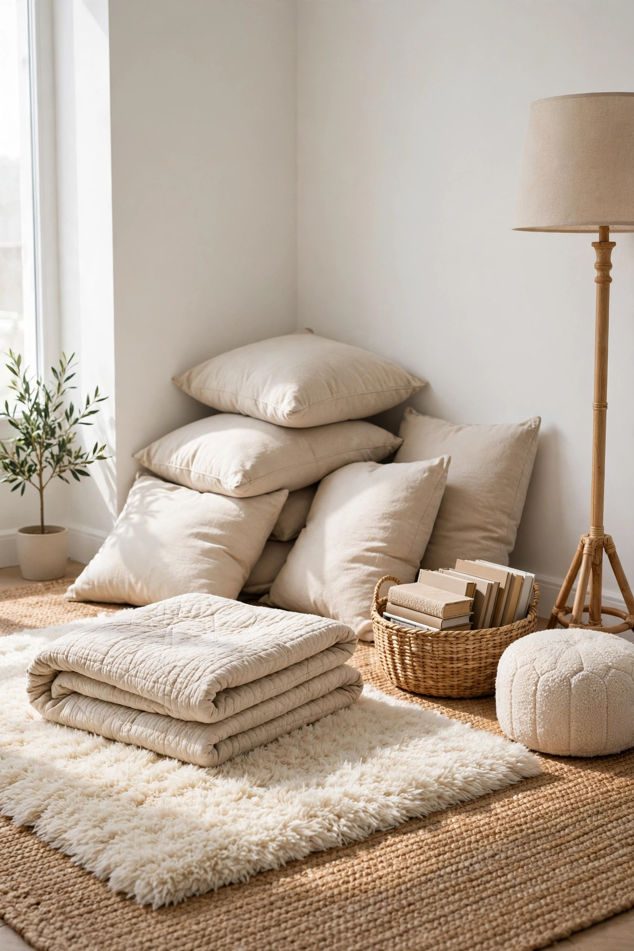 Layered Rug Corner