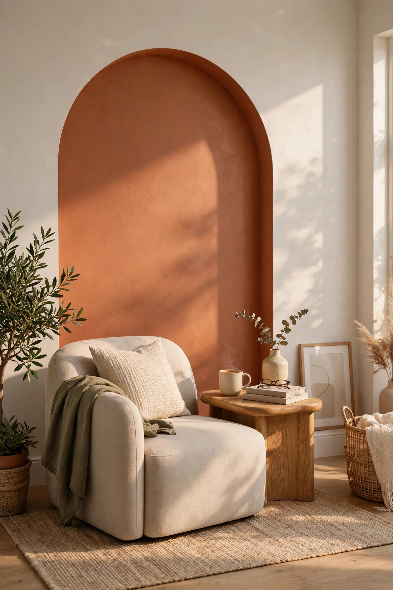 22 DIY Wall Art Ideas Anyone Can Make 14 Painted Arch Accent Mural