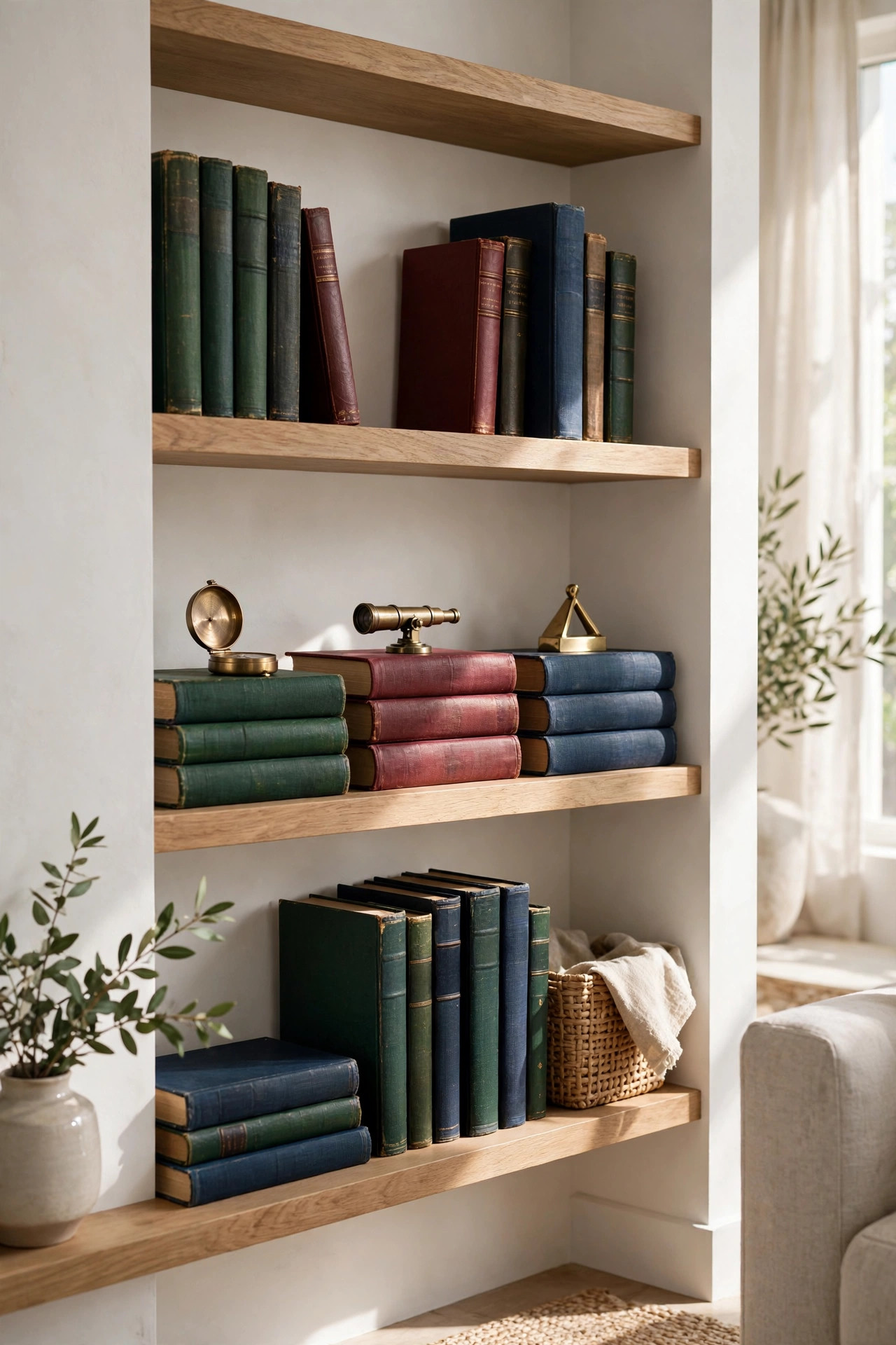 Stacks of Old Books as Decor