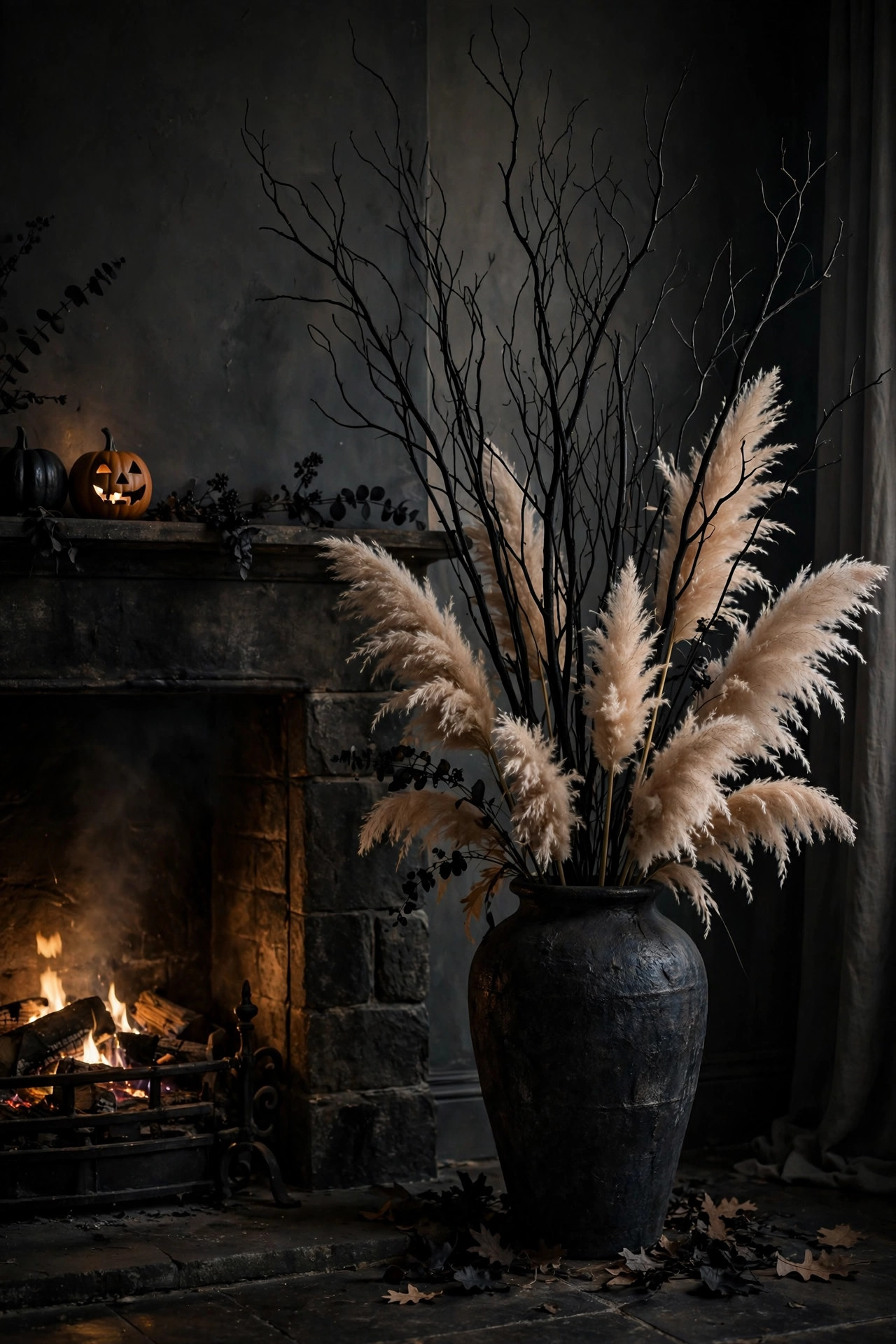 Tall Branches and Pampas