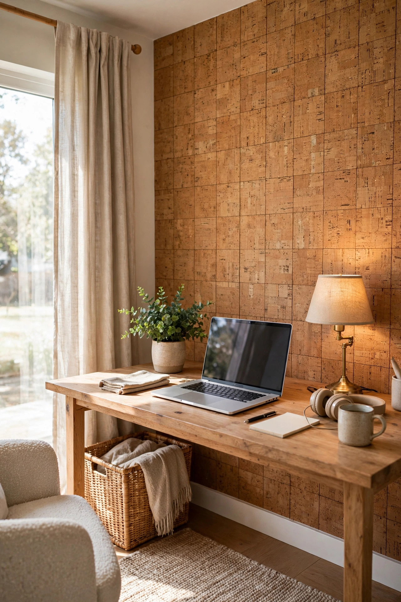18 Accent Wall Ideas That Aren't Just Paint 15 Natural Cork Tiles