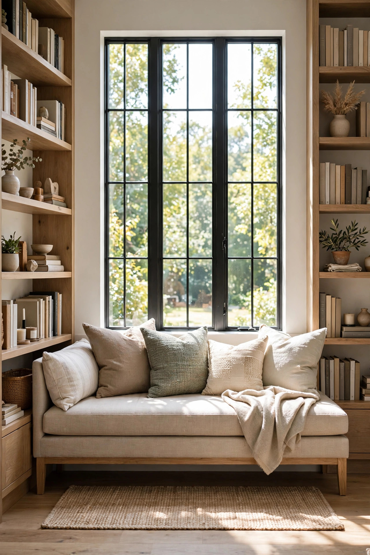 Reading Bench With Hidden Storage