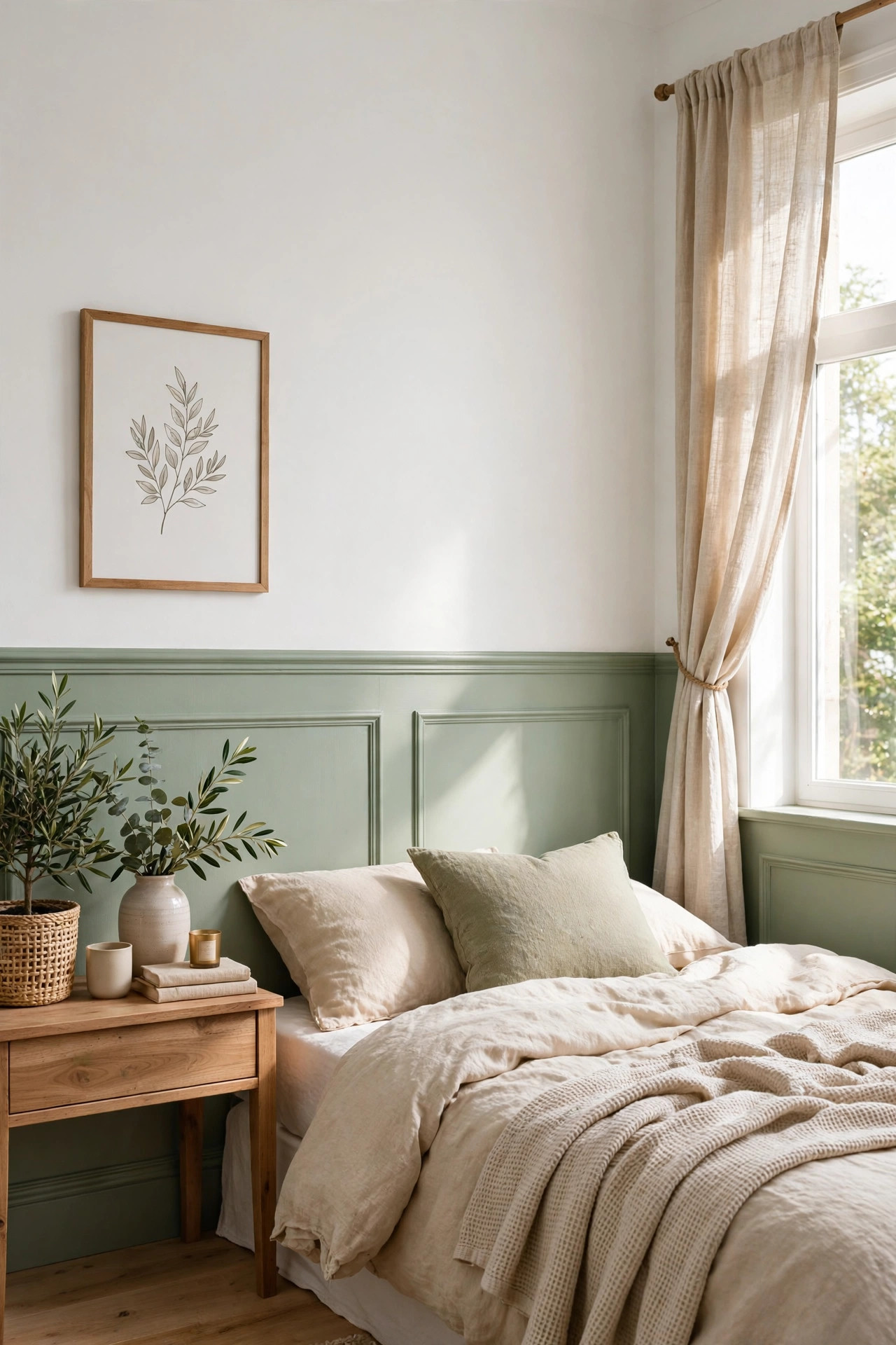 Sage Wainscoting