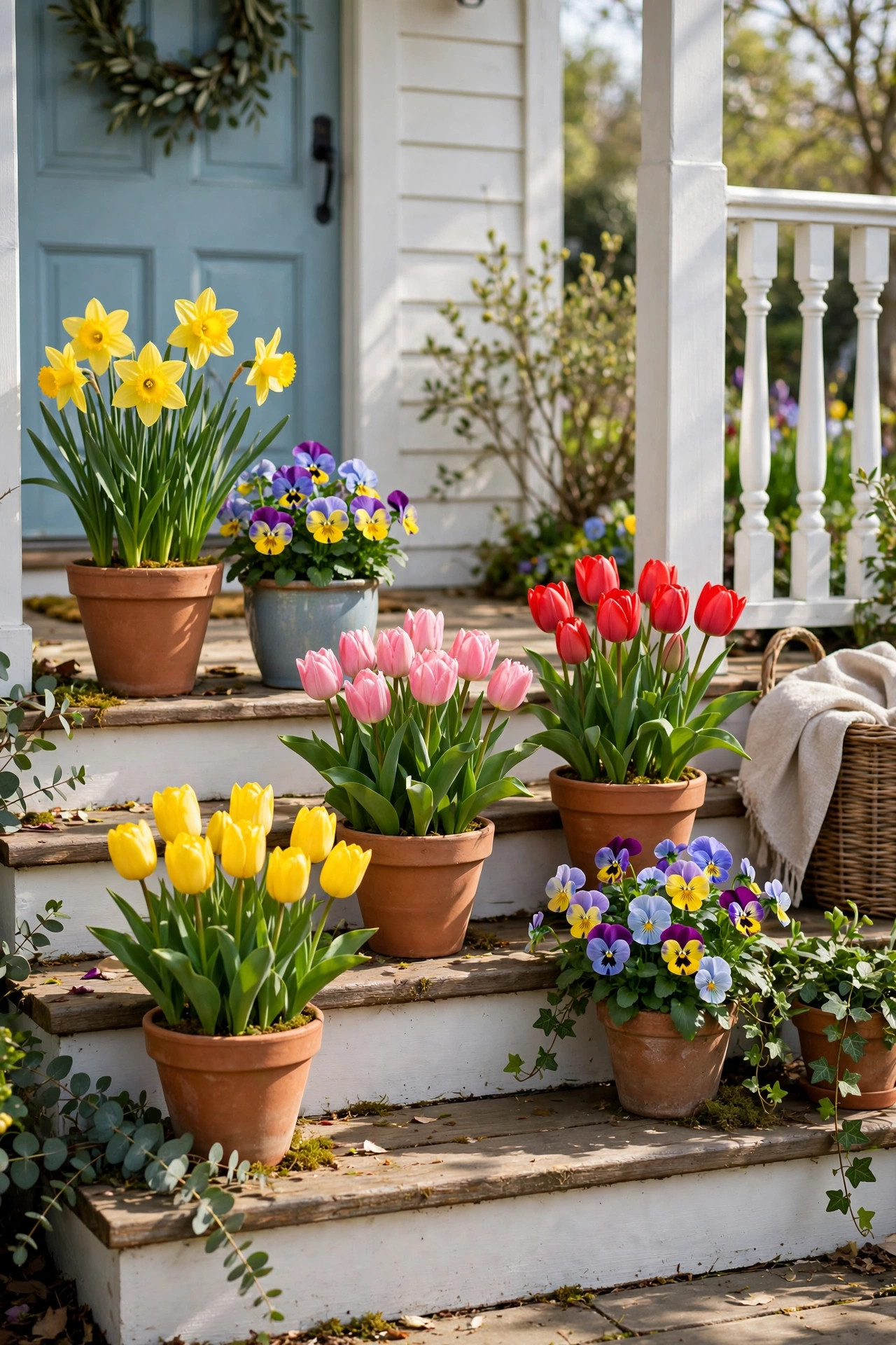 Spring Flower Pots