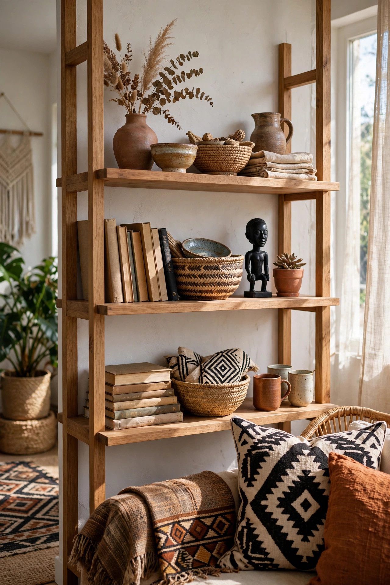 Styled Open Shelving