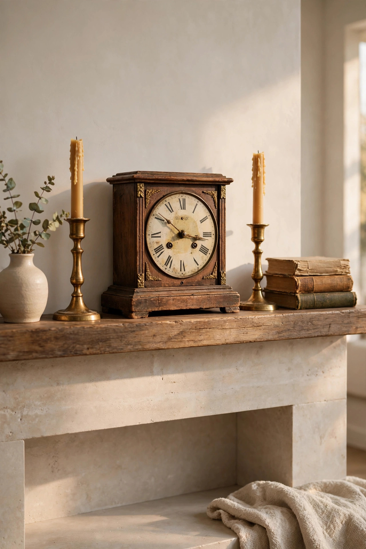 An Antique Clock as the Final Touch