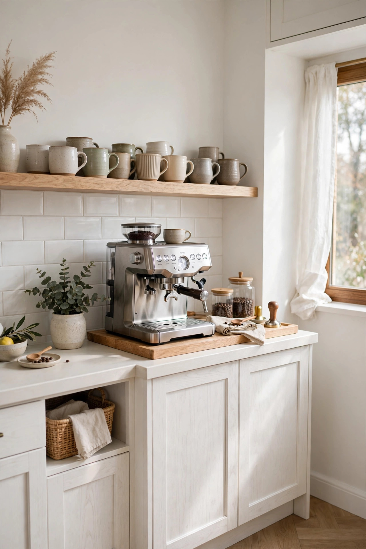 Oak Coffee Station