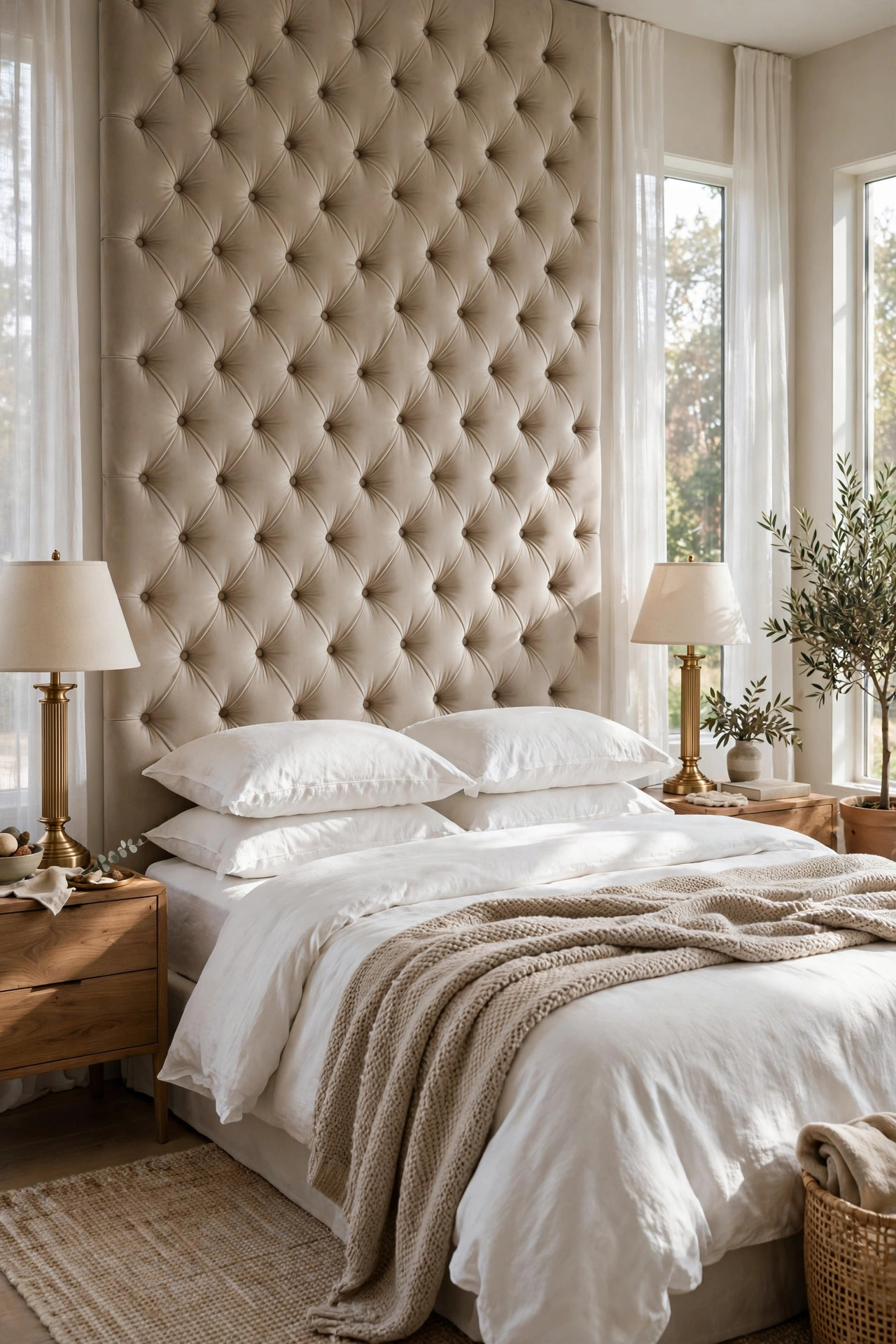 18 Accent Wall Ideas That Aren't Just Paint 17 Upholstered Fabric Panels