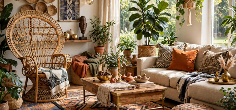17 Afrohemian Decor Ideas Bursting With Color and Soul
