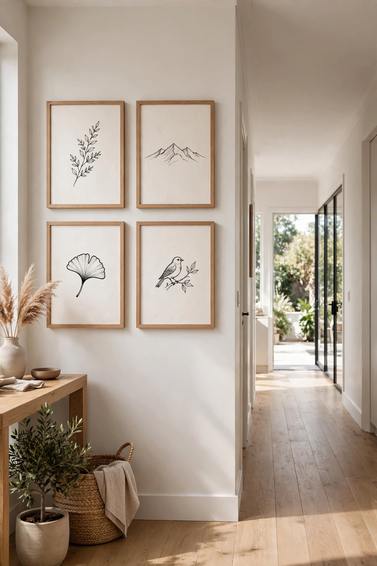 22 DIY Wall Art Ideas Anyone Can Make 18 Black and White Sketch Series