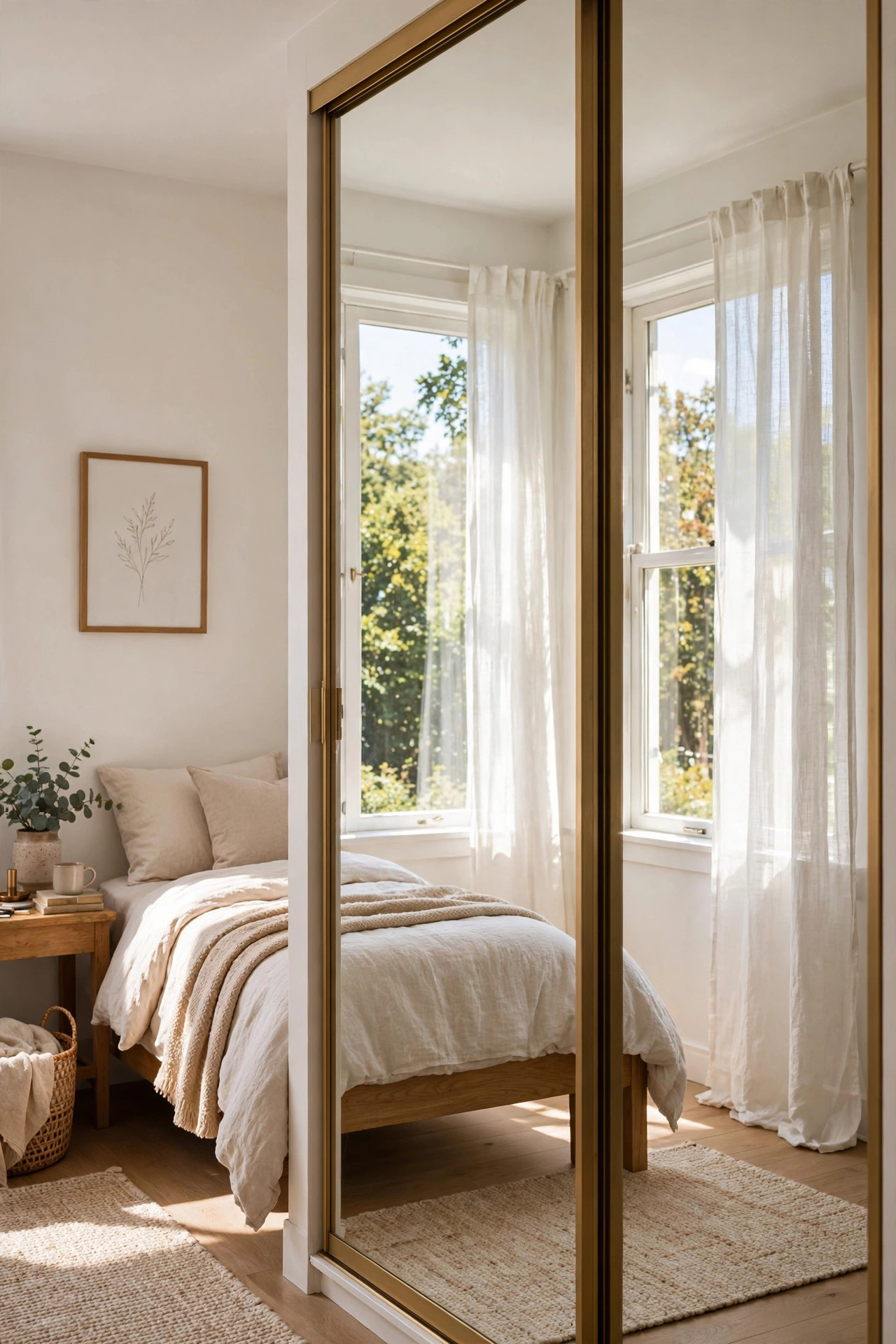 Mirror Magic on Closet Doors