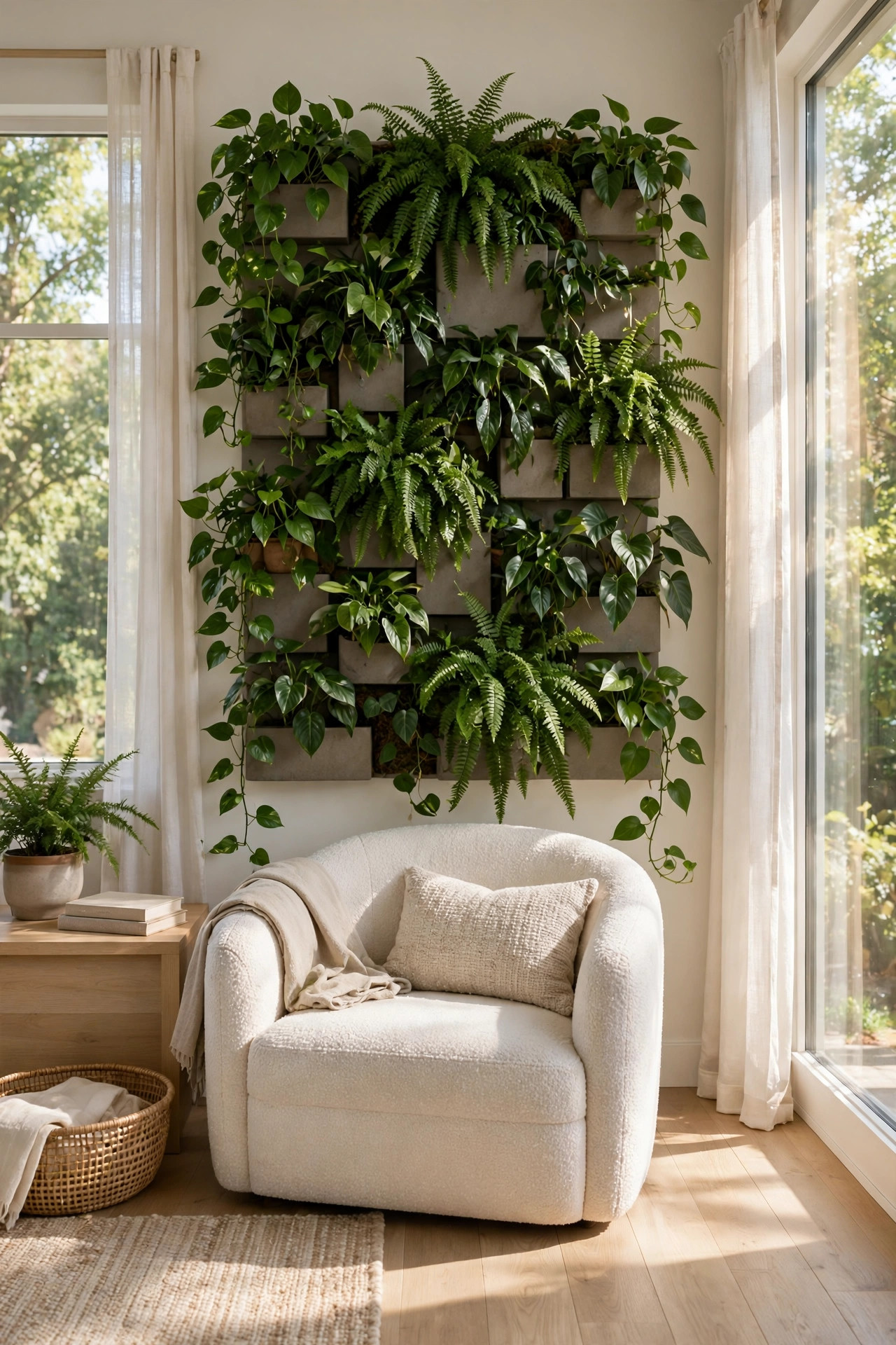 18 Accent Wall Ideas That Aren't Just Paint 19 Living Plant Wall
