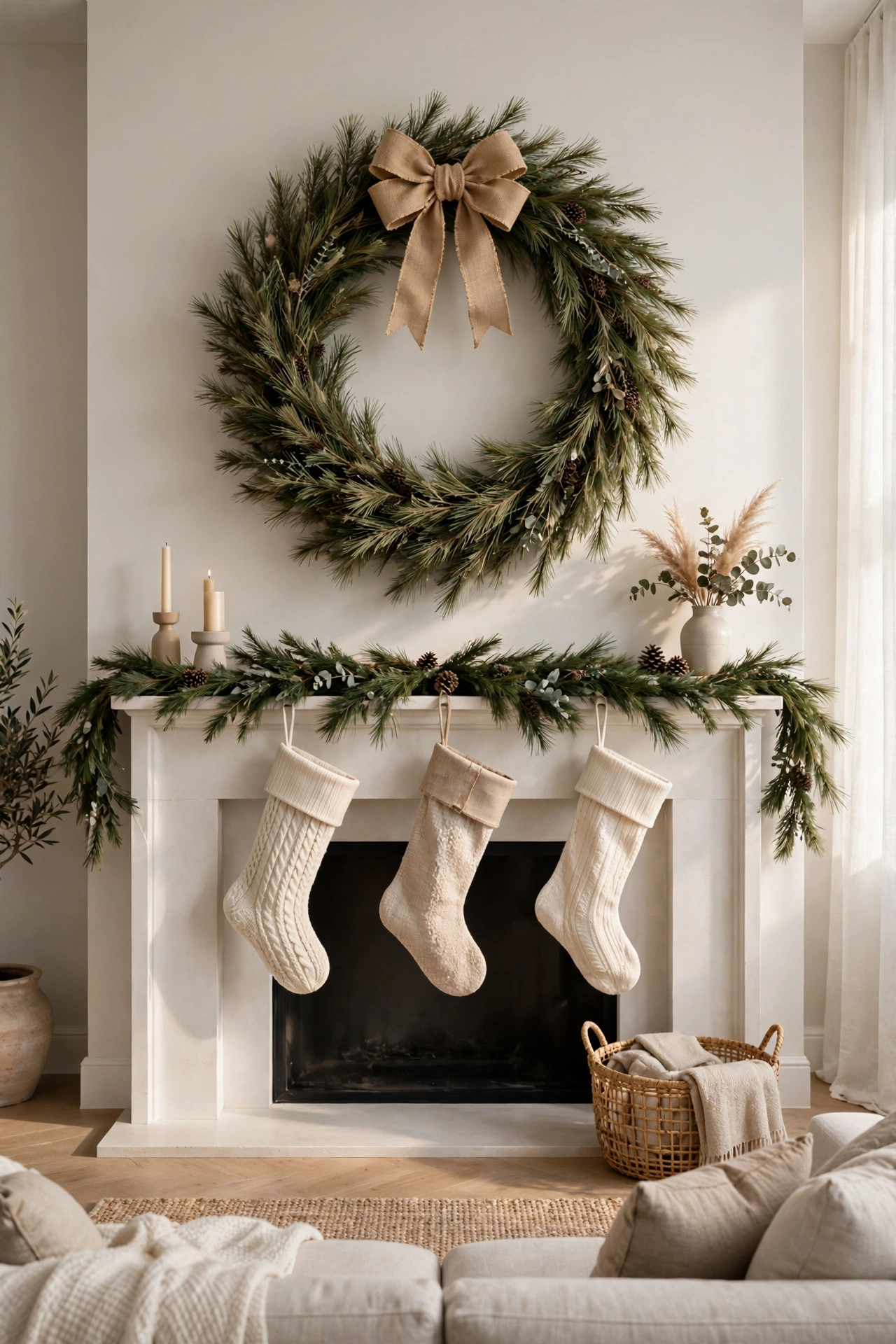 Simple Pine Wreath