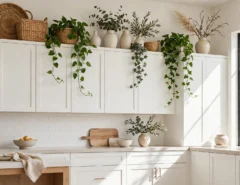 19 Above Kitchen Cabinet Decor Ideas for That Awkward Empty Space