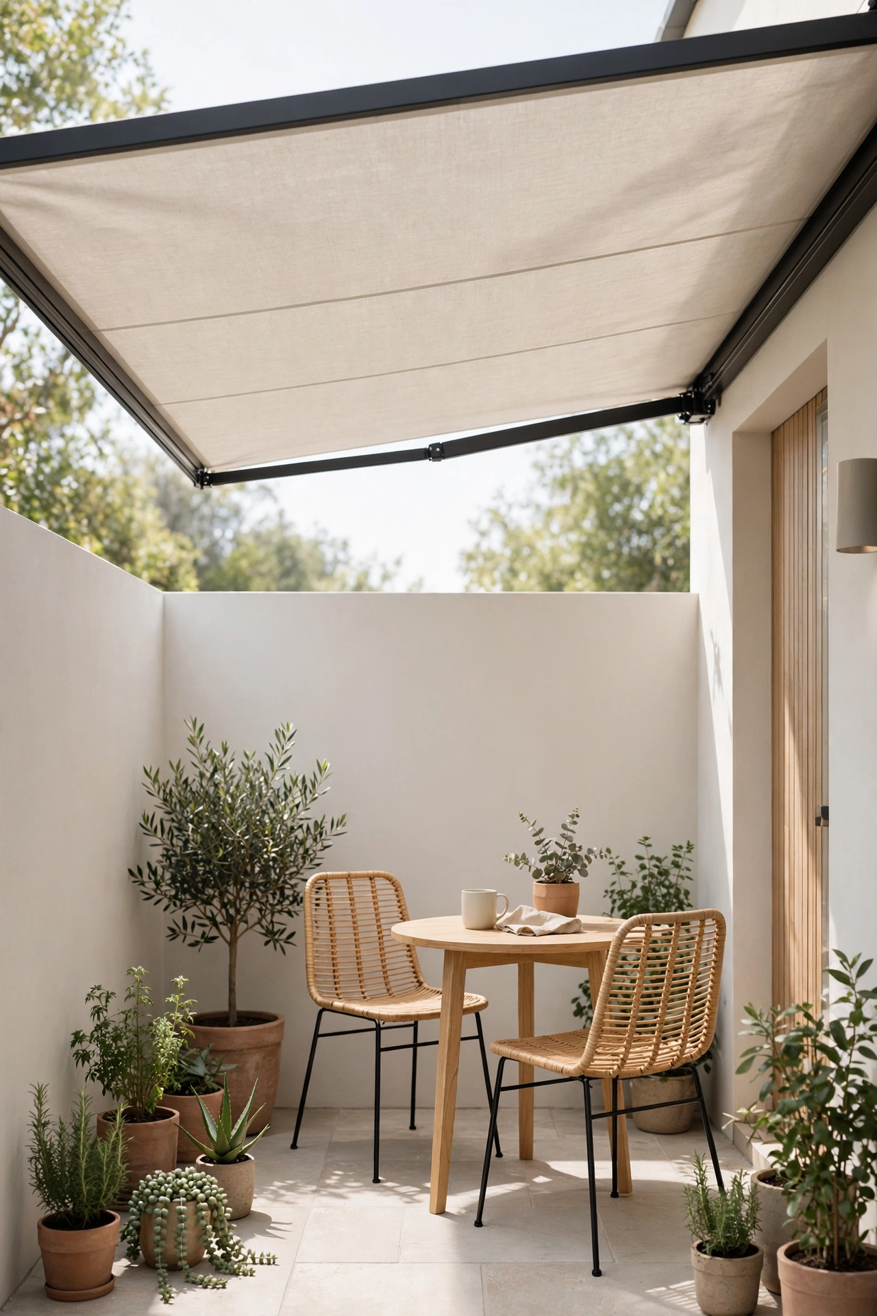 Retractable Shade Canopy