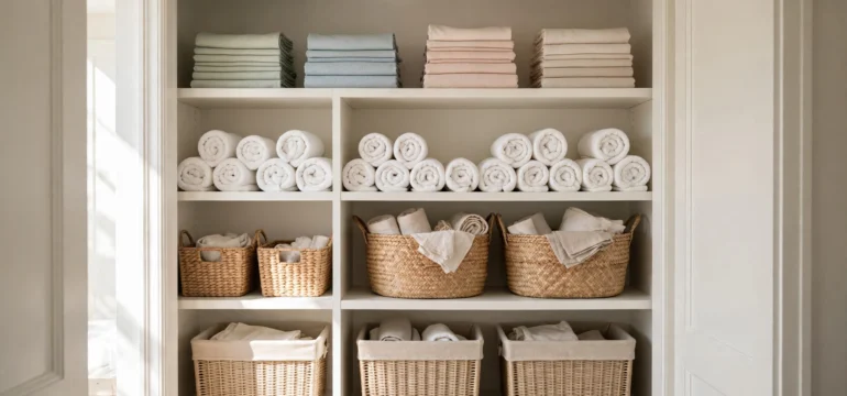 Linen Closet Organization Made Simple (18 Ideas)