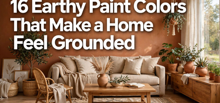 16 Earthy Paint Colors That Make a Home Feel Grounded 1 featured earthy paint colors