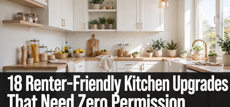 18 Renter-Friendly Kitchen Upgrades That Need Zero Permission 1 featured renter friendly kitchen